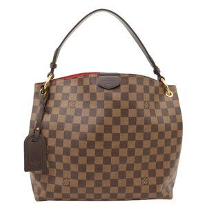 Louis Vuitton  Graceful PM Damier Ebene Shoulder Bag Brown